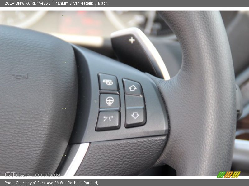 Titanium Silver Metallic / Black 2014 BMW X6 xDrive35i