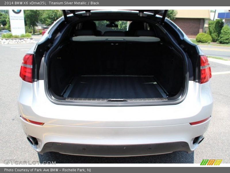 Titanium Silver Metallic / Black 2014 BMW X6 xDrive35i