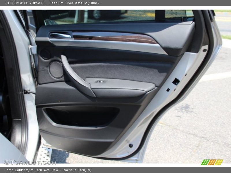 Titanium Silver Metallic / Black 2014 BMW X6 xDrive35i