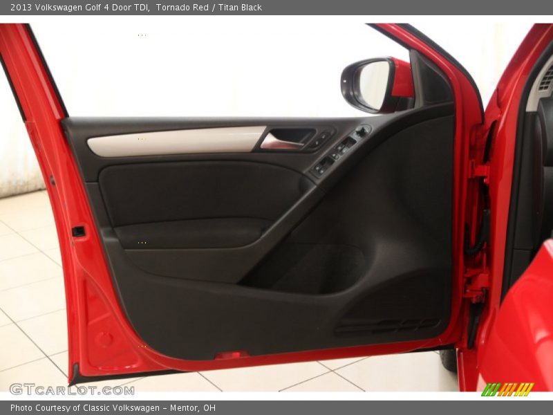 Tornado Red / Titan Black 2013 Volkswagen Golf 4 Door TDI