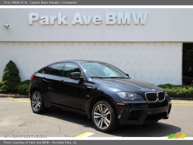 Carbon Black Metallic / Cinnamon 2012 BMW X6 M