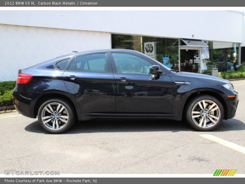 Carbon Black Metallic / Cinnamon 2012 BMW X6 M
