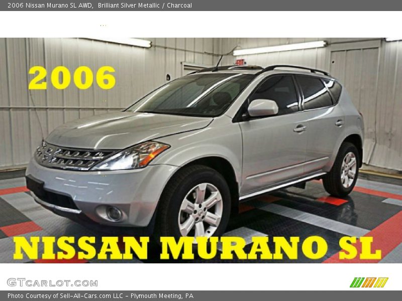 Brilliant Silver Metallic / Charcoal 2006 Nissan Murano SL AWD