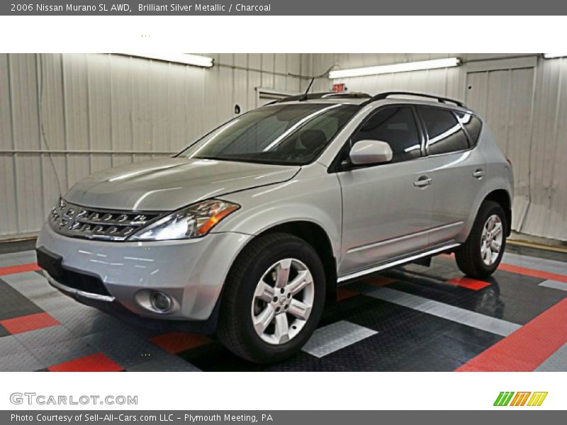 Brilliant Silver Metallic / Charcoal 2006 Nissan Murano SL AWD