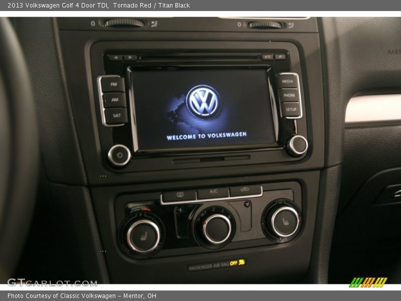 Tornado Red / Titan Black 2013 Volkswagen Golf 4 Door TDI