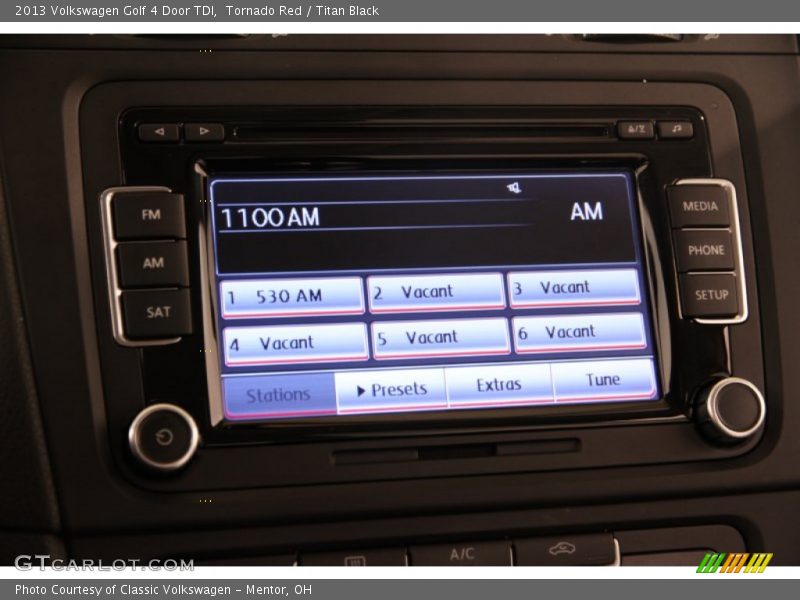 Tornado Red / Titan Black 2013 Volkswagen Golf 4 Door TDI