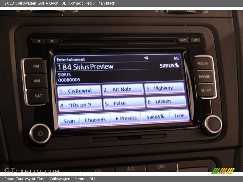 Tornado Red / Titan Black 2013 Volkswagen Golf 4 Door TDI