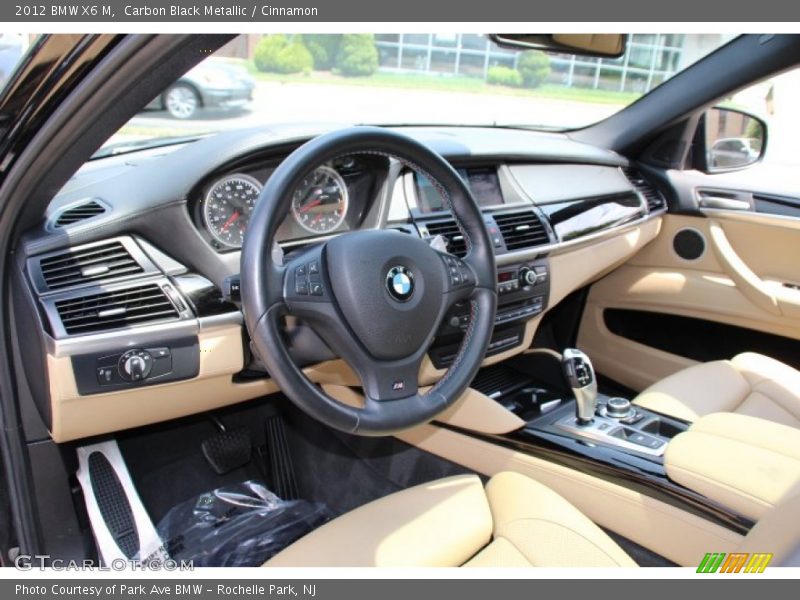Carbon Black Metallic / Cinnamon 2012 BMW X6 M