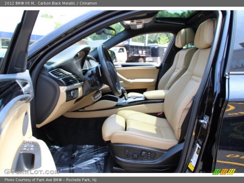 Carbon Black Metallic / Cinnamon 2012 BMW X6 M