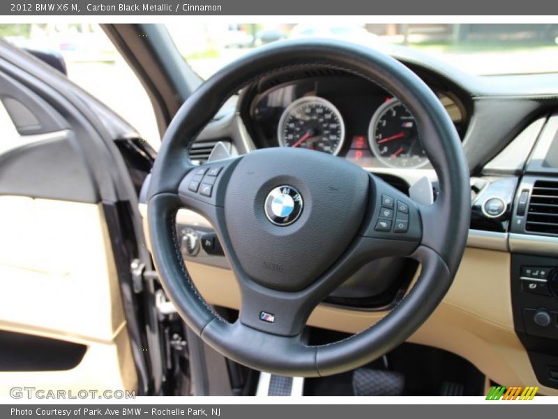 Carbon Black Metallic / Cinnamon 2012 BMW X6 M