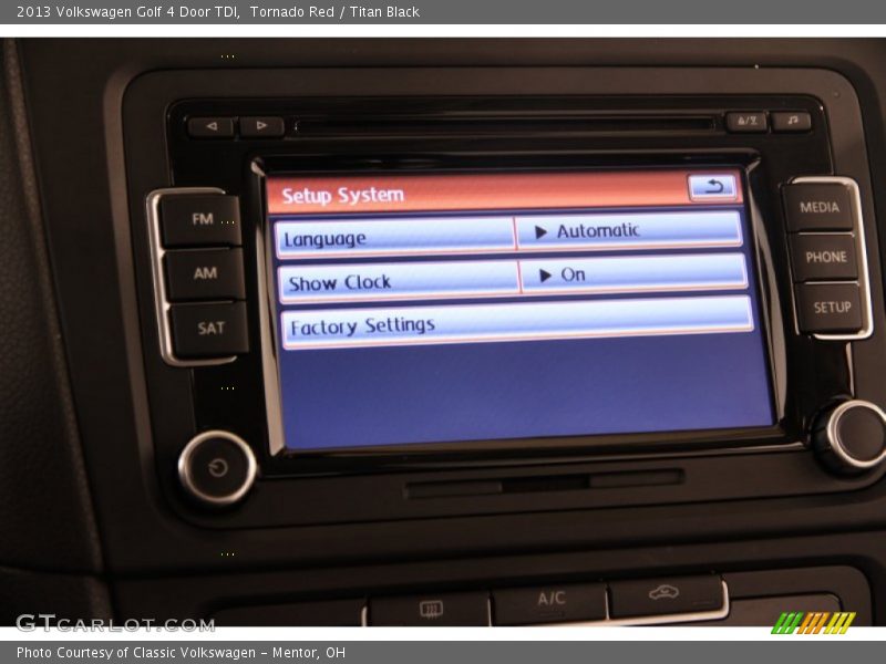 Tornado Red / Titan Black 2013 Volkswagen Golf 4 Door TDI