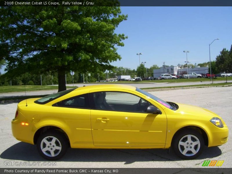Rally Yellow / Gray 2008 Chevrolet Cobalt LS Coupe