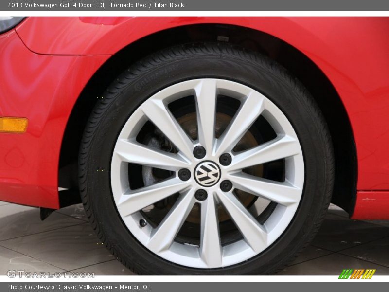 Tornado Red / Titan Black 2013 Volkswagen Golf 4 Door TDI