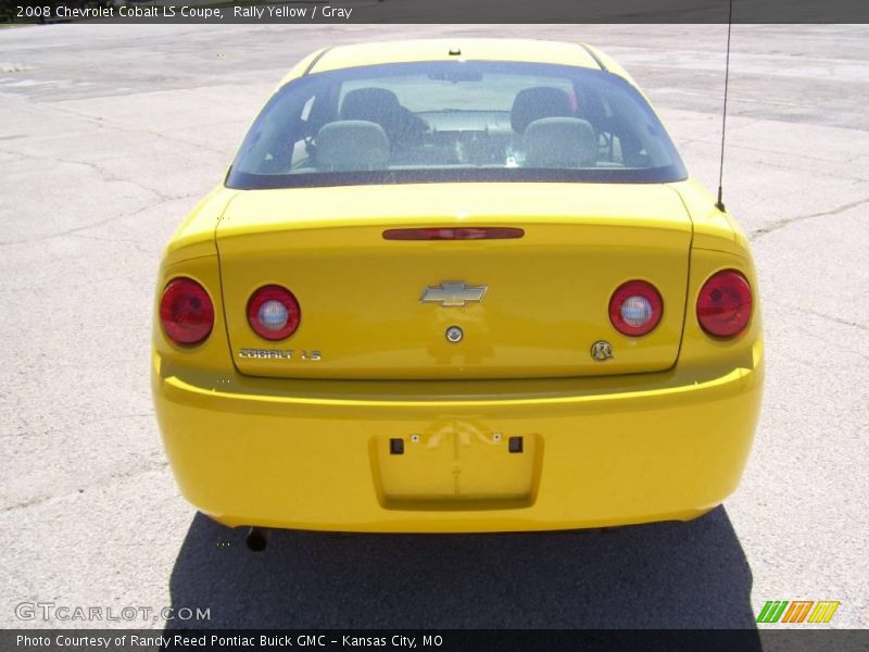 Rally Yellow / Gray 2008 Chevrolet Cobalt LS Coupe