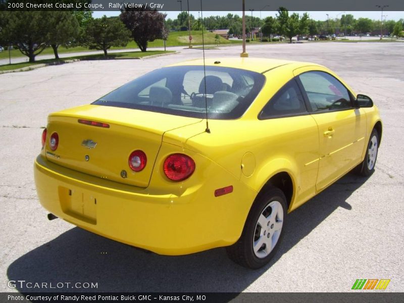 Rally Yellow / Gray 2008 Chevrolet Cobalt LS Coupe