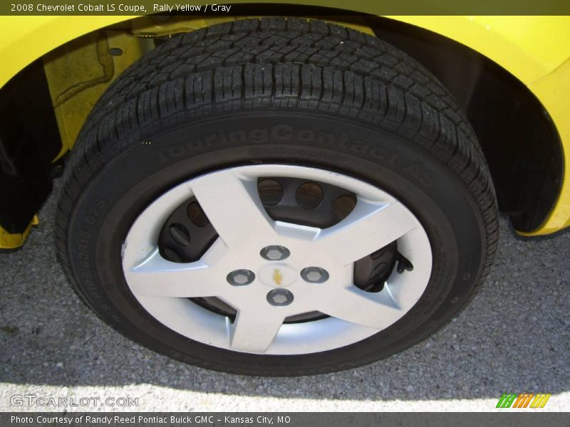 Rally Yellow / Gray 2008 Chevrolet Cobalt LS Coupe