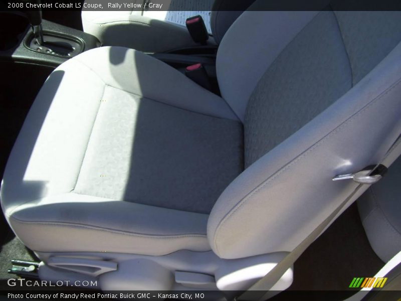 Rally Yellow / Gray 2008 Chevrolet Cobalt LS Coupe