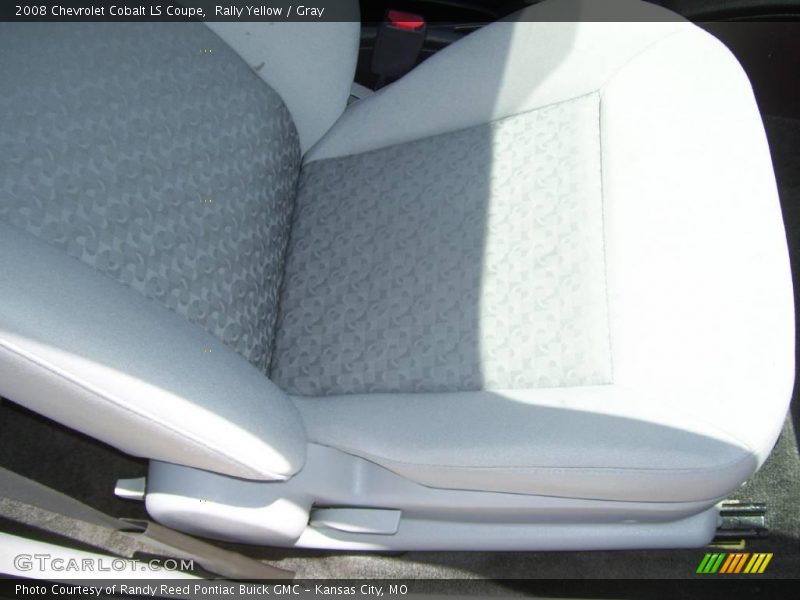 Rally Yellow / Gray 2008 Chevrolet Cobalt LS Coupe