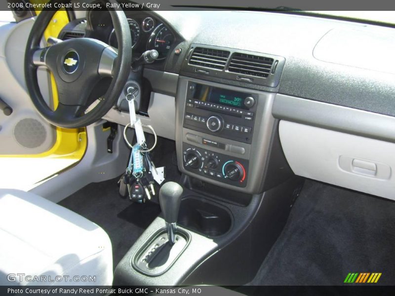 Rally Yellow / Gray 2008 Chevrolet Cobalt LS Coupe