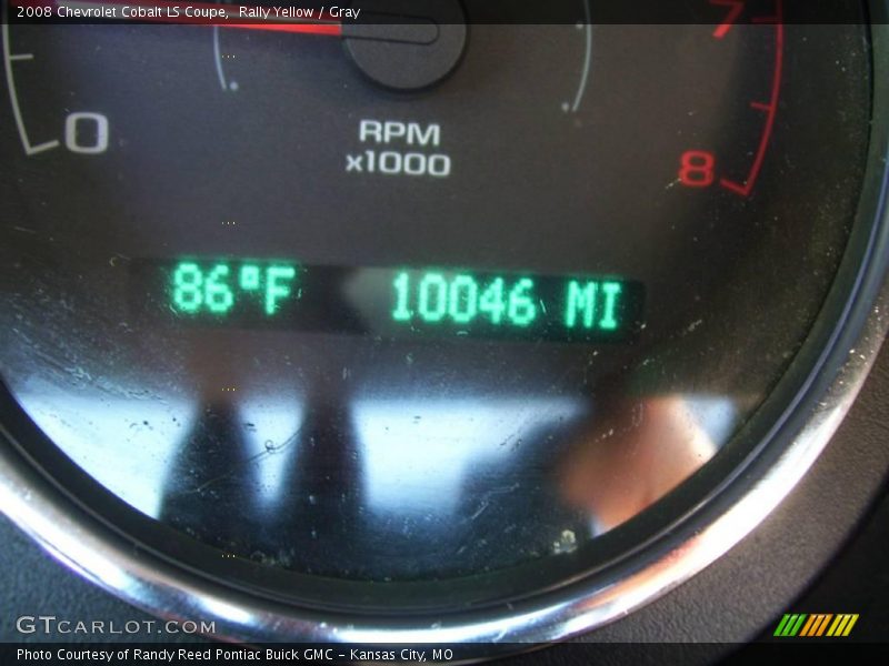 Rally Yellow / Gray 2008 Chevrolet Cobalt LS Coupe