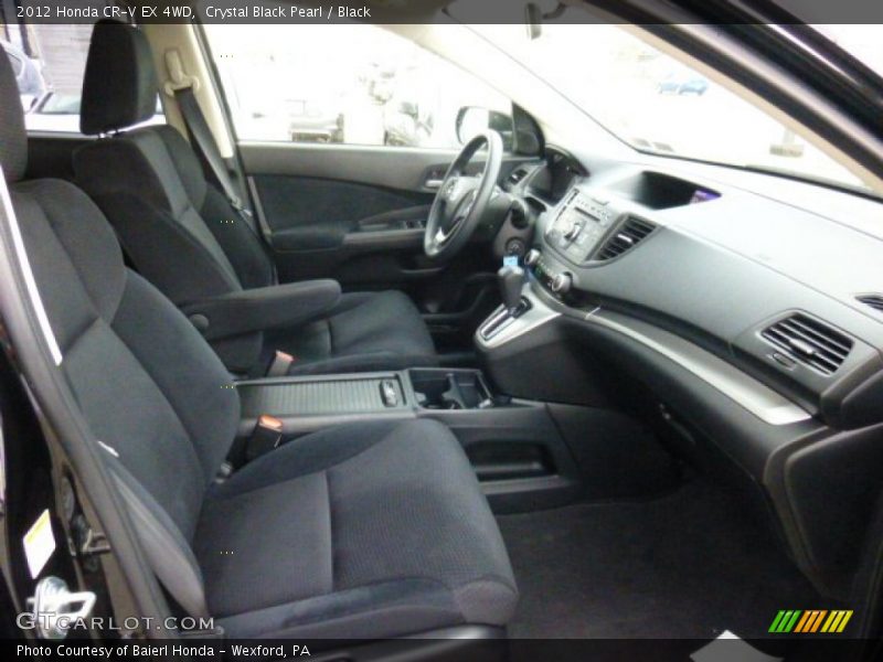 Crystal Black Pearl / Black 2012 Honda CR-V EX 4WD
