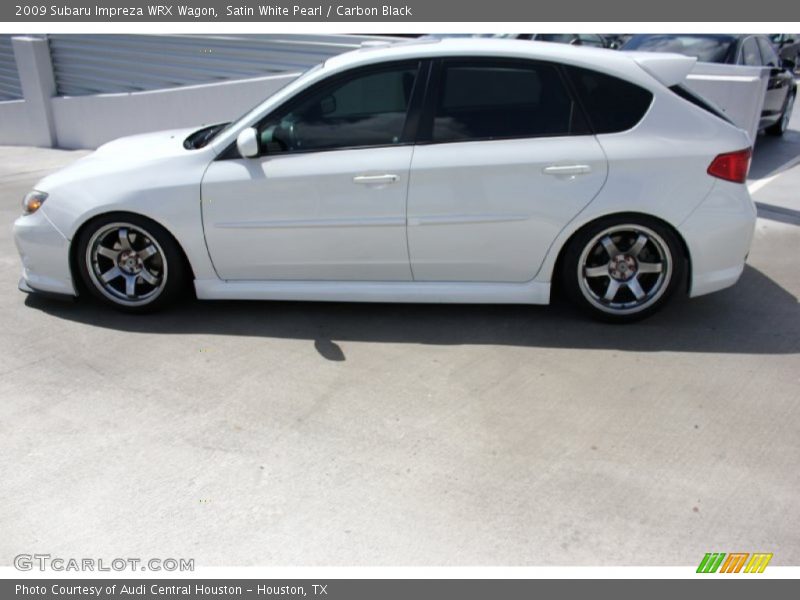 Satin White Pearl / Carbon Black 2009 Subaru Impreza WRX Wagon