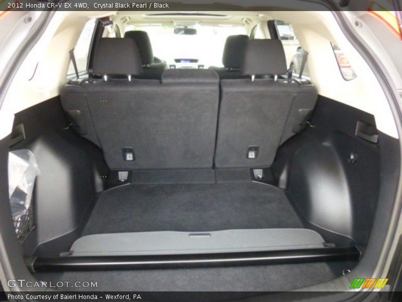 Crystal Black Pearl / Black 2012 Honda CR-V EX 4WD
