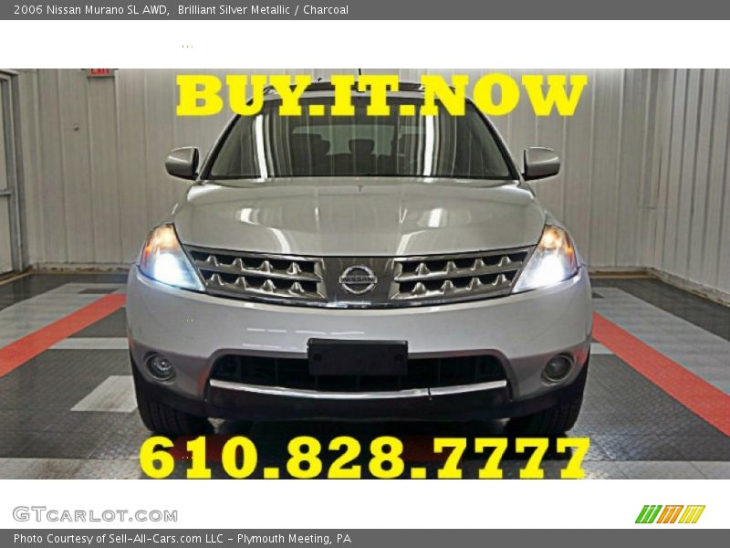 Brilliant Silver Metallic / Charcoal 2006 Nissan Murano SL AWD