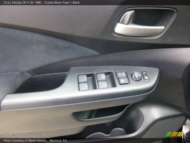 Crystal Black Pearl / Black 2012 Honda CR-V EX 4WD