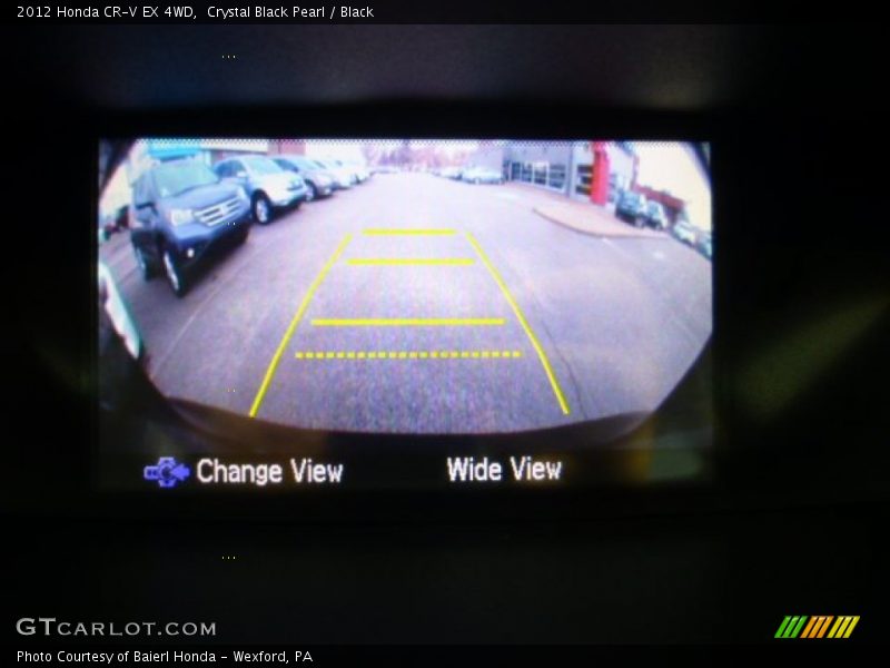 Crystal Black Pearl / Black 2012 Honda CR-V EX 4WD