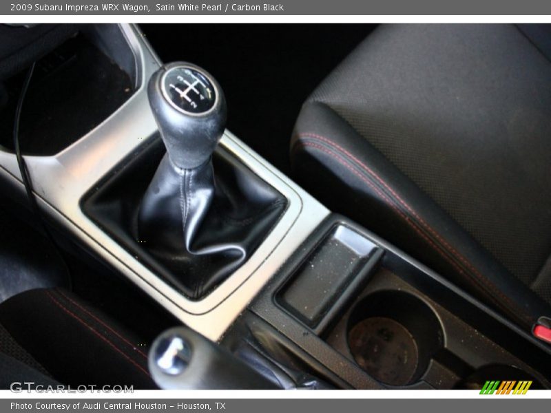 Satin White Pearl / Carbon Black 2009 Subaru Impreza WRX Wagon