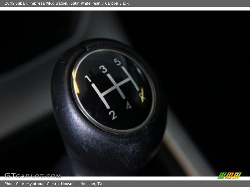 Satin White Pearl / Carbon Black 2009 Subaru Impreza WRX Wagon