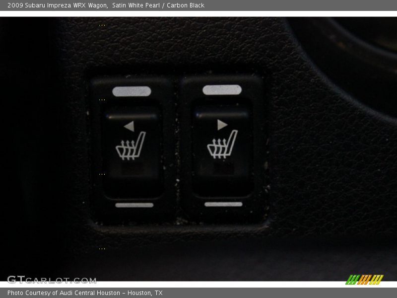 Satin White Pearl / Carbon Black 2009 Subaru Impreza WRX Wagon