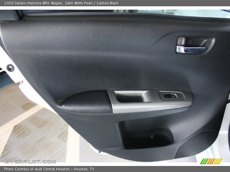 Satin White Pearl / Carbon Black 2009 Subaru Impreza WRX Wagon