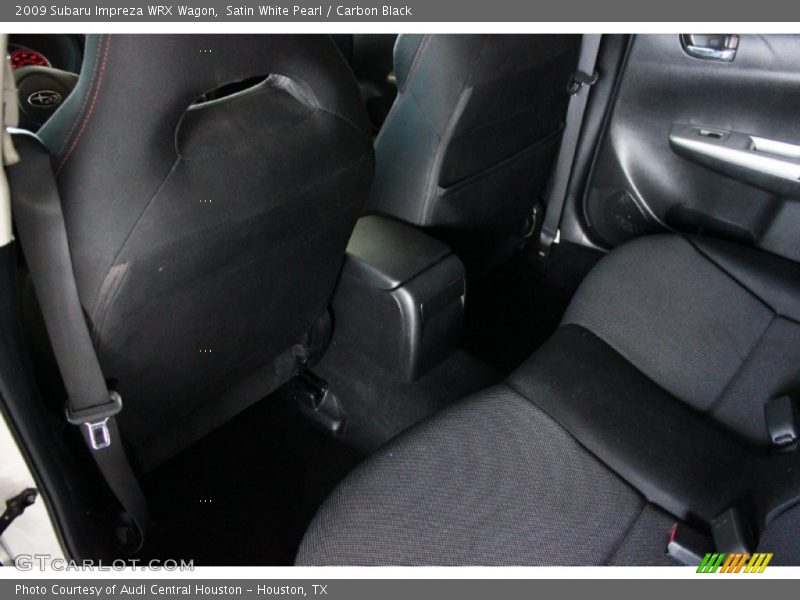 Satin White Pearl / Carbon Black 2009 Subaru Impreza WRX Wagon