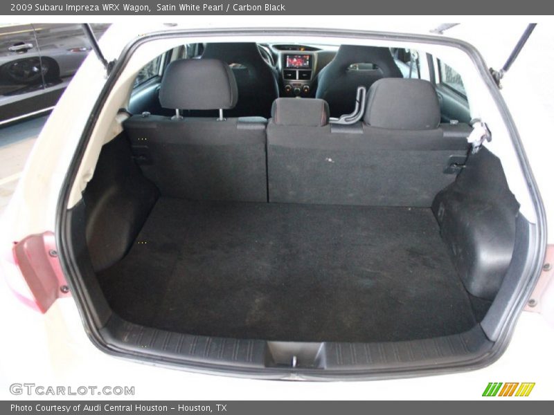 Satin White Pearl / Carbon Black 2009 Subaru Impreza WRX Wagon