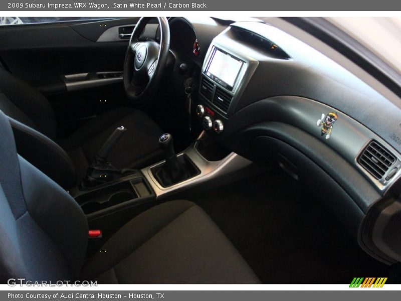 Satin White Pearl / Carbon Black 2009 Subaru Impreza WRX Wagon