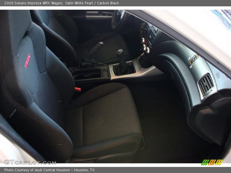 Satin White Pearl / Carbon Black 2009 Subaru Impreza WRX Wagon