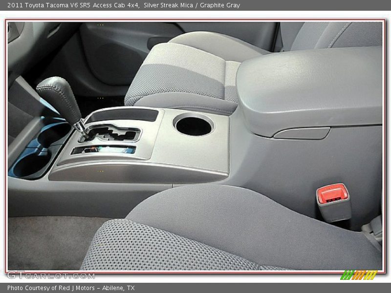 Silver Streak Mica / Graphite Gray 2011 Toyota Tacoma V6 SR5 Access Cab 4x4
