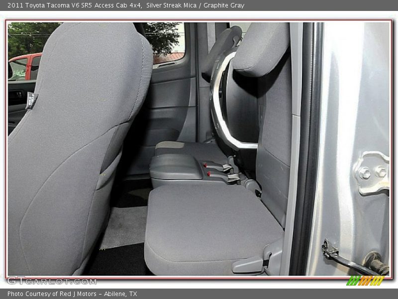 Silver Streak Mica / Graphite Gray 2011 Toyota Tacoma V6 SR5 Access Cab 4x4