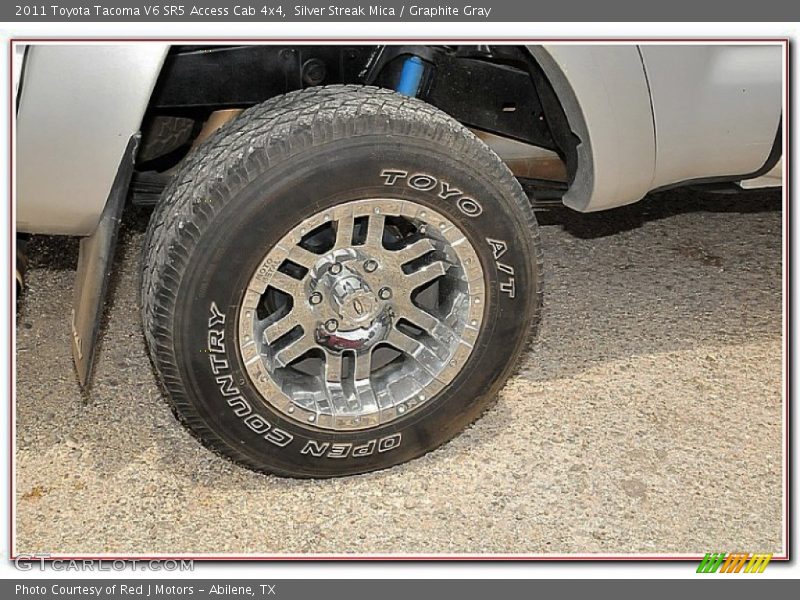 Silver Streak Mica / Graphite Gray 2011 Toyota Tacoma V6 SR5 Access Cab 4x4
