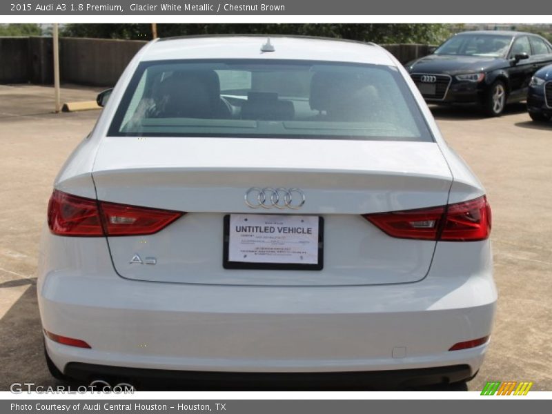 Glacier White Metallic / Chestnut Brown 2015 Audi A3 1.8 Premium