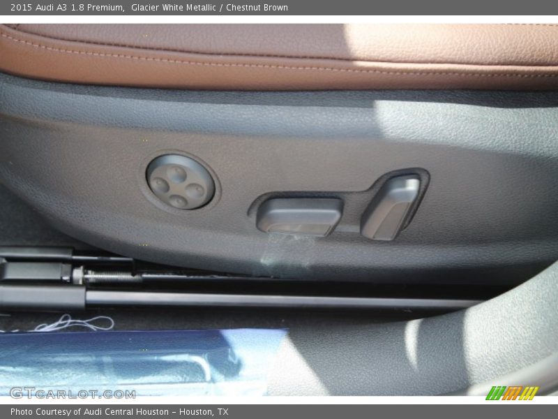 Glacier White Metallic / Chestnut Brown 2015 Audi A3 1.8 Premium