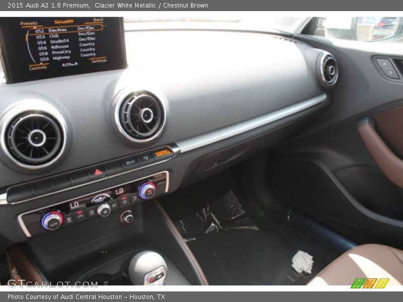 Glacier White Metallic / Chestnut Brown 2015 Audi A3 1.8 Premium