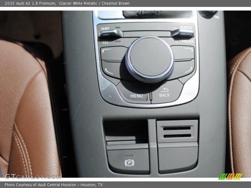 Glacier White Metallic / Chestnut Brown 2015 Audi A3 1.8 Premium