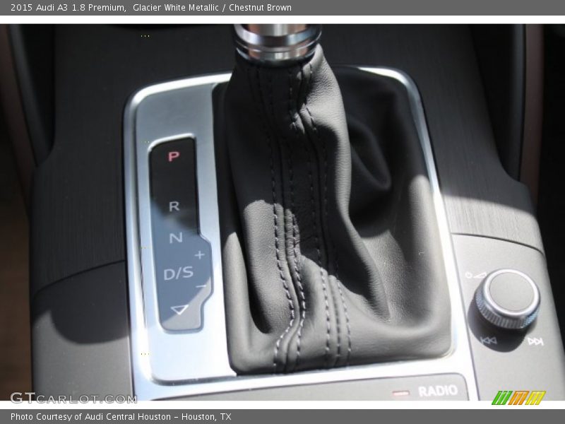 Glacier White Metallic / Chestnut Brown 2015 Audi A3 1.8 Premium