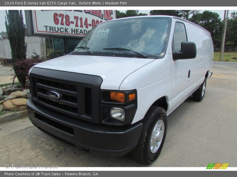 Oxford White / Medium Flint 2014 Ford E-Series Van E250 Cargo Van