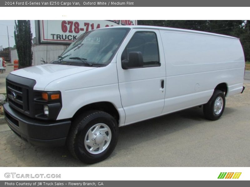Oxford White / Medium Flint 2014 Ford E-Series Van E250 Cargo Van