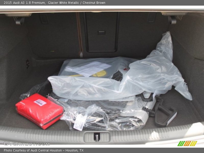 Glacier White Metallic / Chestnut Brown 2015 Audi A3 1.8 Premium