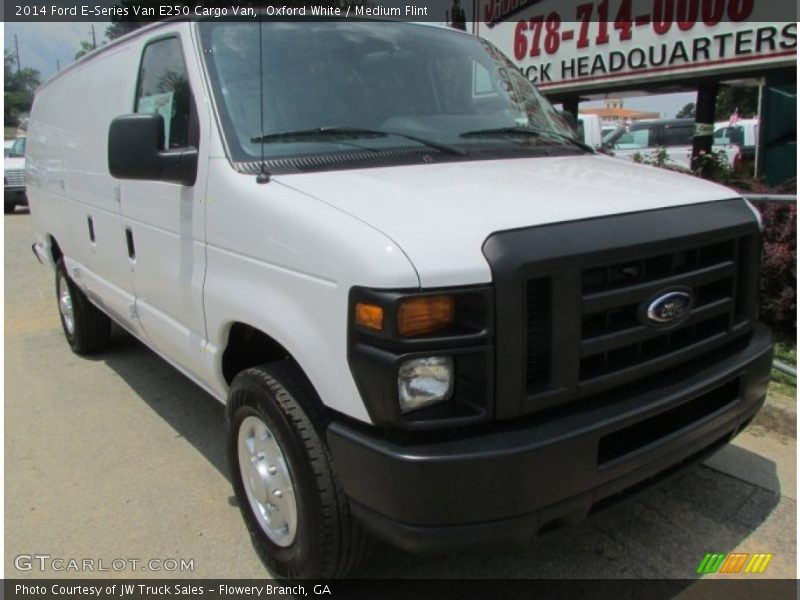 Oxford White / Medium Flint 2014 Ford E-Series Van E250 Cargo Van